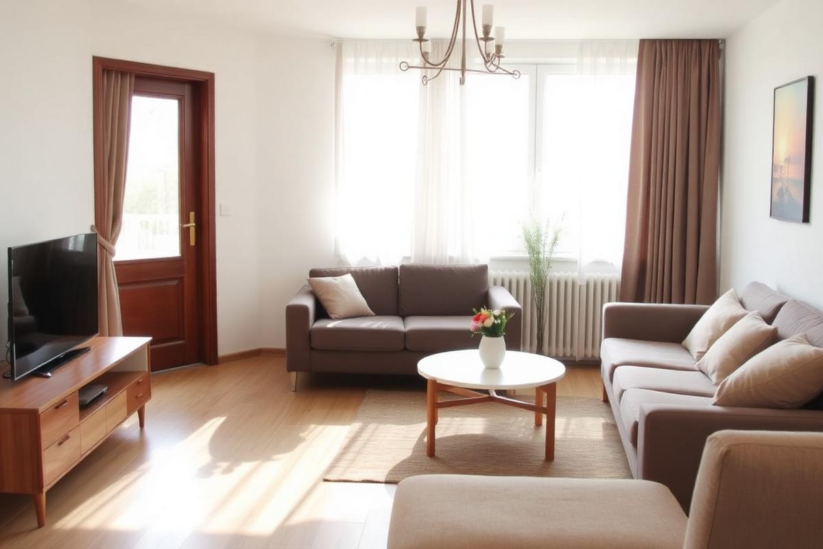 Apartament luminos cu 2 camere în Orașul Victoria